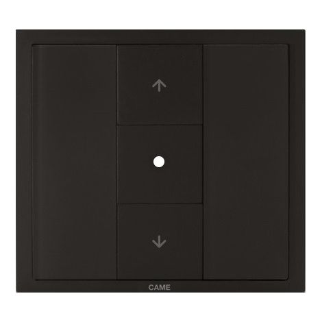 Emetteur mural 433,92MHz 1 canal noir CAME 001YE0150
