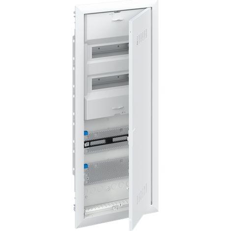 Tableau de distri. combiné encastré avec dormant et porte ventilée (2 rangées) 2CPX031398R9999 ABB D731398