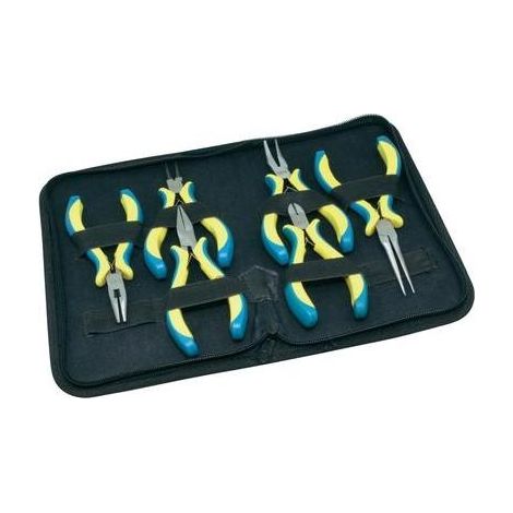 Juego de pinzas Donau Elektronik 3600 6 piezas precisión electrónica