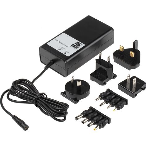 Chargeur de batterie NiCd, NiMH RS PRO Pack batterie, avec prise AUS, EU, UK, USA ( Prix pour 1 ) (1/3)