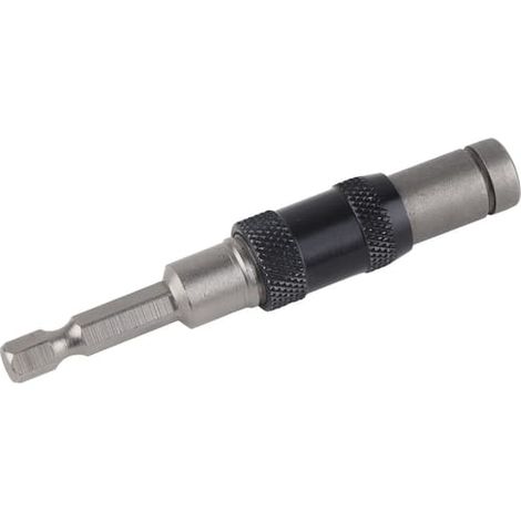 Adaptateur porte-foret magnétique à tige hexagonale avec rallonge de foret à verrouillage rapide. (1/5)