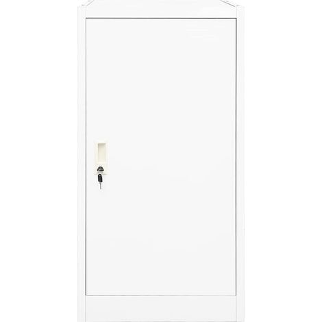 Maison Exclusive - Armario para sillas de montar acero blanco 53x (1/5)