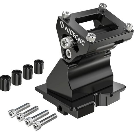 Support GPS, Aluminium léger, Usiné CNC de précision, BL réglable (1/2)