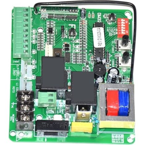 Kit d'ouvre-portes automatiques Contrôleur de carte électronique de carte de commande de moteur d'ouvre-porte coulissante de 370W à 1000W avec la télécommande facultative pour accessoires de portail c (1/5)