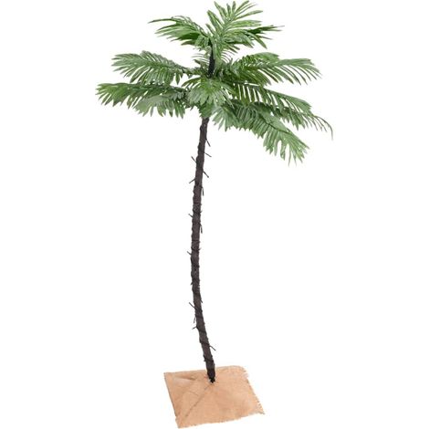 vidaXL Palma con LED Bianco Caldo 88 LED 150 cm