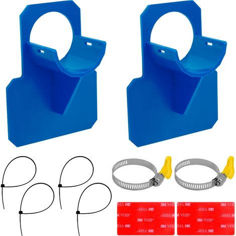 Support de Tuyau de Piscine,Tuyaux pour Piscine Support Piscines Hors Sol Accessoire, Protection anti-torsion pour tuyau de piscine 30-37 mm (bleu) (1/5)