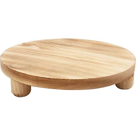 Support surélevé en bois de style campagnard pour plantes, support pour pots de fleurs, présentoir pour pots de jardin (1/5)