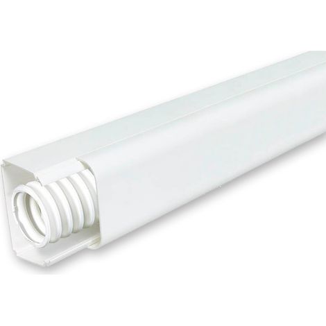 Canaleta de descarga de condensados ClimaPlus 2Mts. Blanco 35x30 mm