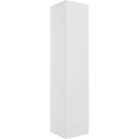 Signature Umea Wall Hung 1-Door Tall Unit 350mm Wide - Matt White (1/5)