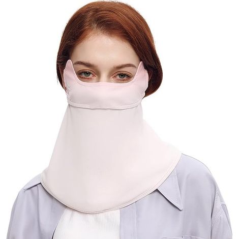 Scaldacollo multifunzionale con passanti per le orecchie - Tessuto bandana traspirante e protettivo dal sole. (1/5)