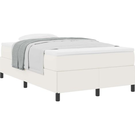 Maison Exclusive - Boxspringbett Creme 120 x 190 cm Cordstoff