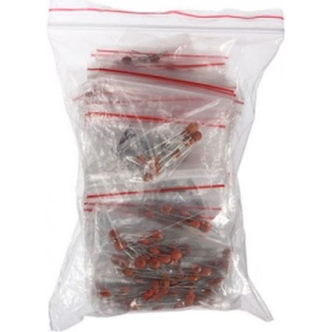 Pack 300 Condensadores Ceramicos - 10 condensadores de 30 valores diferentes de 2pf a 0,1uF (1/3)