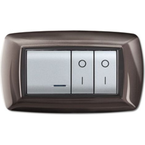 PLACCA LIFE LIVING PLAST ALLUMINIO NOTTE 4P
