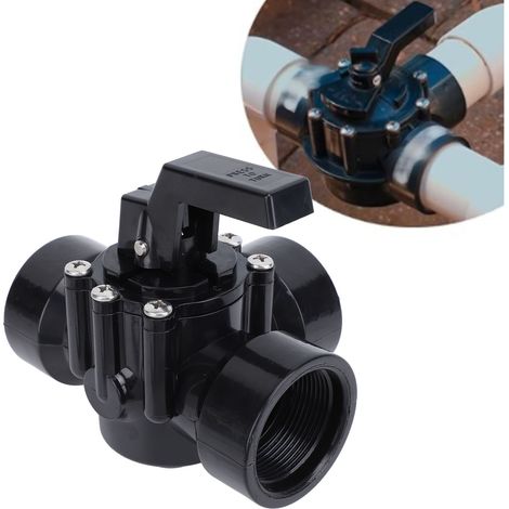 Vanne de Branchement Universelle pour Piscine G1-1/2, Valve de Porte de Pompe à Sable 4517, Vanne de Détournement pour Spa (1/5)