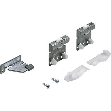 Hettich Schiebetürbeschläge Set,TopLine 25,26081 1-T.,für einlieg. Türen 25kg (1/2)