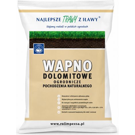 Fertilizante de dolomita, cal para jardín con magnesio, 10 kg. (1/4)