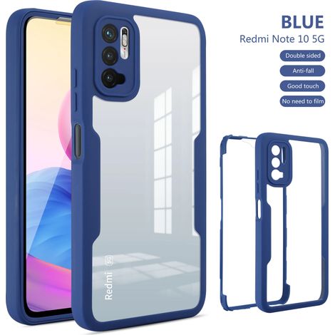(Xiaomi 11 bleu) Protection d'écran à 360° et coque arrière rigide (1/5)