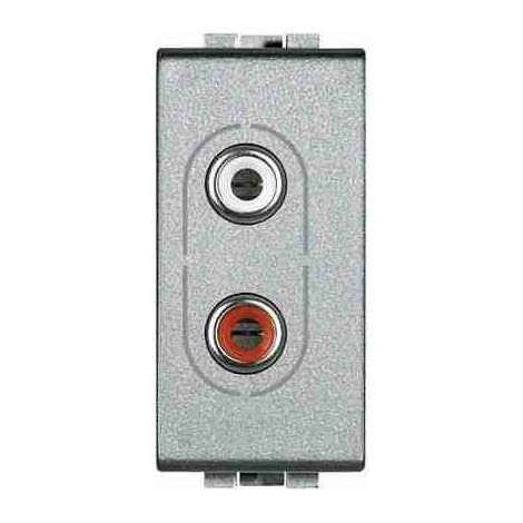 BTINT4281 Connettore RCAx2 - Serie Livinglight Tech