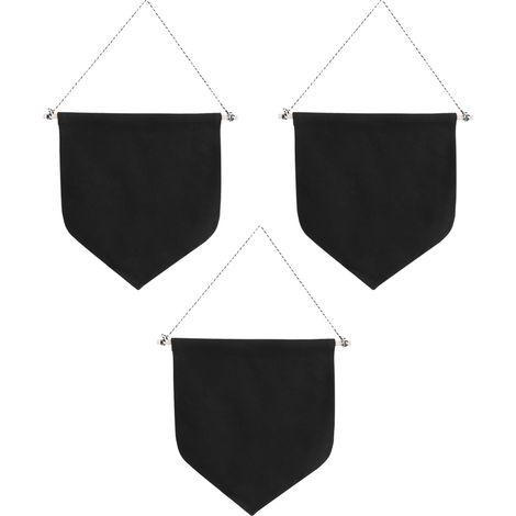 Lot de 3 présentoirs muraux à épingles noirs, organisateur suspendu vierge pour collection de badges et broches, décoration intérieure. (1/5)