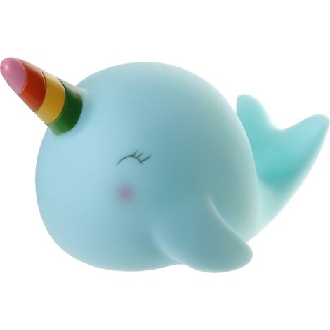 Lampada da notte a forma di balena blu per bambini (1/4)