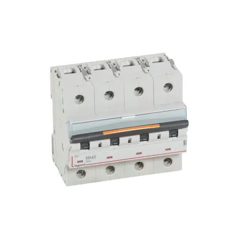 Disjoncteur magnétique seul DX³ MA 25kA arriv haute / départ bas à Vis 40A 6 modules