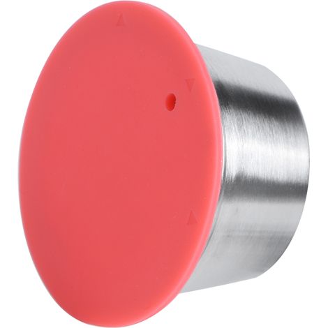 Capsule de café réutilisable en acier inoxydable, compatible avec la cafetière Dolce Gusto (rouge) (1/5)