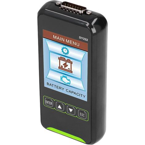 12V/24V-Autobatterietester mit hochpräzisem digitalem LCD-Display, automatischer Kunststoffanalysator für Fahrzeuge, 3,2 Zoll (1/5)