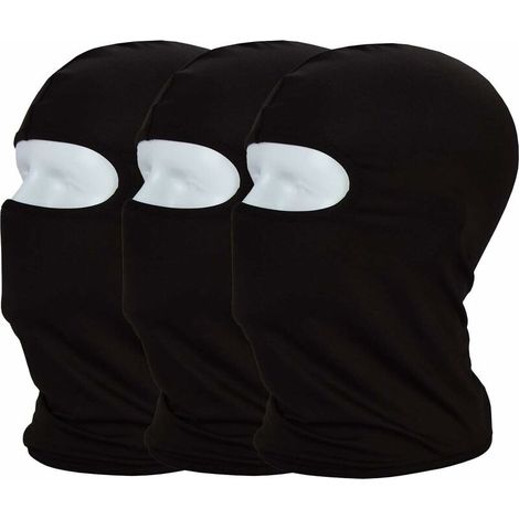 Lot de 3 cagoules d'été en tissu élastique fin et respirant pour le cyclisme et les sports de plein air - Protection contre les UV et la poussière (1/5)