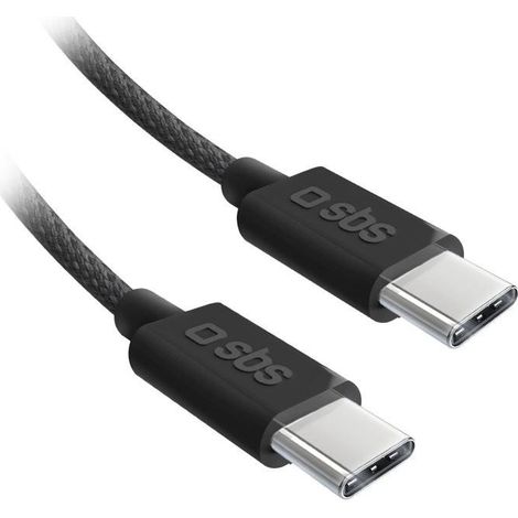 SBS TECABLETISSUETCCB USB Kabel USB 2.0 1,5 m USB C Schwarz