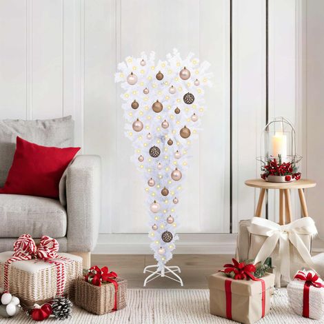 Teenpull – Künstlicher Weihnachtsbaum Weiß 120 cm PVC und Stahl (1/5)