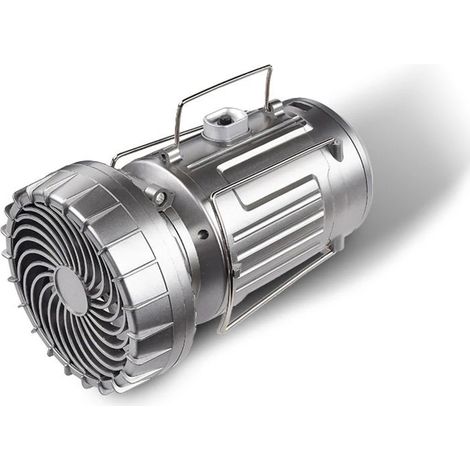 Lampe de camping multifonction avec ventilateur, recharge solaire USB, pour extérieur et urgence (1/5)
