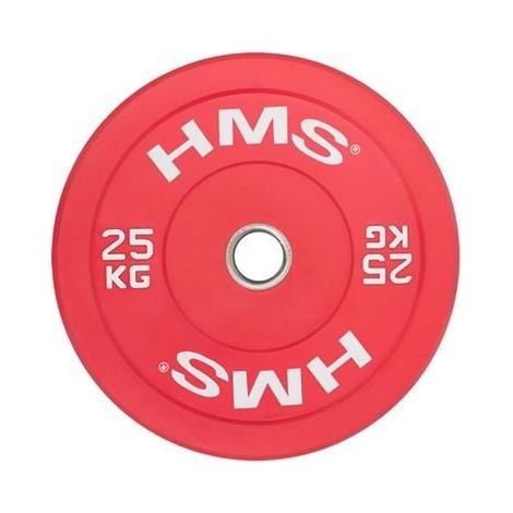 Piastra paraurti olimpica CBR25 ROSSA 25 KG HMS