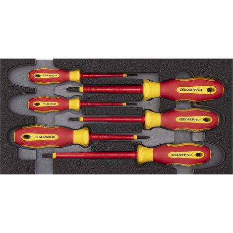 GEDORE RED 3301715 - VDE-Screwdr.set 2/6 CT-Module 6 pcs. , R22150016 (1/4)
