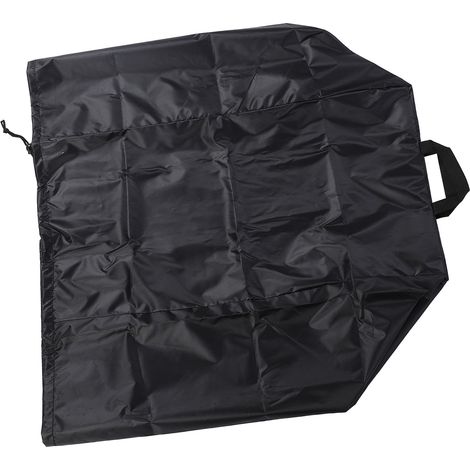 Housse imperméable anti-poussière pour chariot à popcorn, toile Oxford enduite argentée 420D, protection machine à popcorn 63,5x45,7x132,1cm/25x18x52in (1/5)