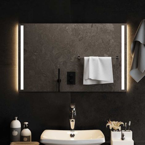 Miroir de salle de bain LED 80x50 cm