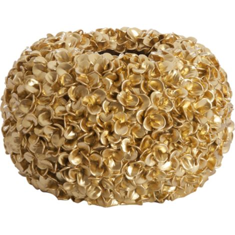 Vaso deco Phylia dorado - Ø38x23 cm (1/4)