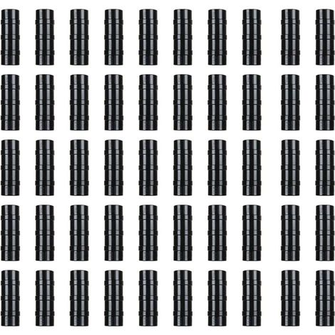 50 PCS Clip de Film de Serre, 25 MM Serre Clip Film Clamp Kit pour Plastique, Clips de Fixation pour Film de Serre, Filet Anti-insectes, Filet d'ombrage Ă Effet de Serre (1/5)