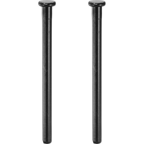 2 Pièces Goupilles de Charnière de Porte 6x89mm Noir Mat (1/5)