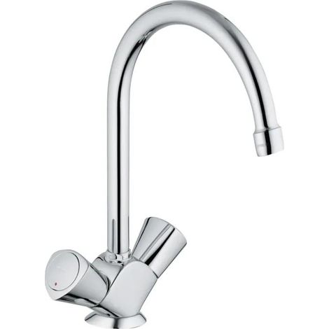 Miscelatore per Lavello Grohe Cromo becco Girevole 360°