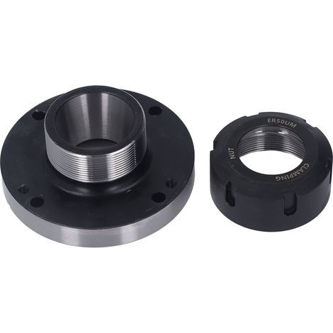 Spannzangen-Stützwerkzeug, Kohlenstoffstahl, 125 mm Durchmesser, massives und rostbeständiges Spannfutter für Industriemaschinen (1/5)