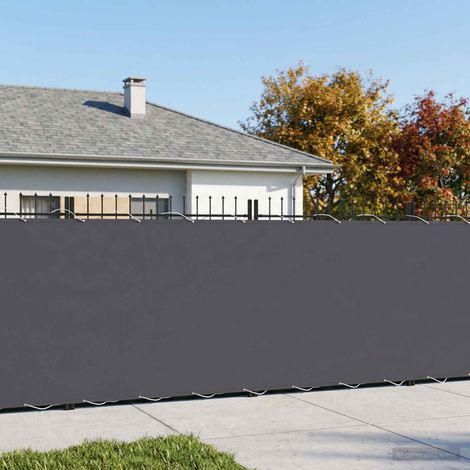 Écran de confidentialité pour balcon brise-vue polyester anthracite 1,8 x 15 m - PANGIVO (1/5)