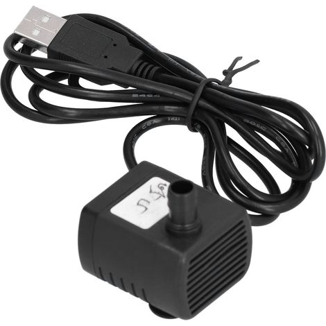 Mini pompe à eau USB sans balais submersible DC5V 3W pour arrosage d'aquarium et de fontaine 0515 (1/5)