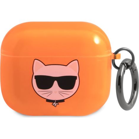 Karl Lagerfeld KLA3UCHFO AirPods 3 Hülle orange/orange Choupette (1/3)