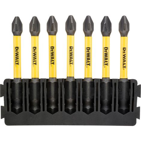 Soporte DeWalt de 57 mm para 7 puntas + puntas DT70817 (1/2)