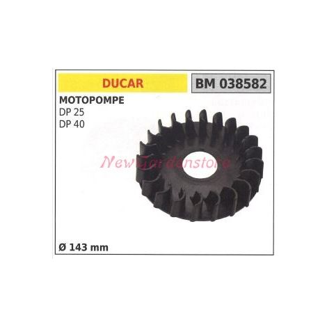 Ventola magnetica DUCAR motopompa DP25 40 Ø 143mm 038582