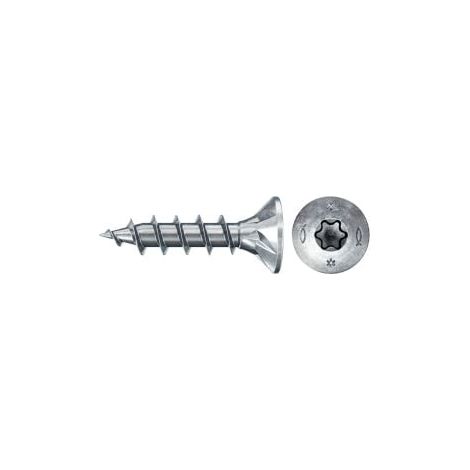 fischer Spanplattenschraube PowerFast FPF II CTF 4,5 x 20 BC 110 Senkkopf Innenstern TX Vollgew. - 576734 (1/4)