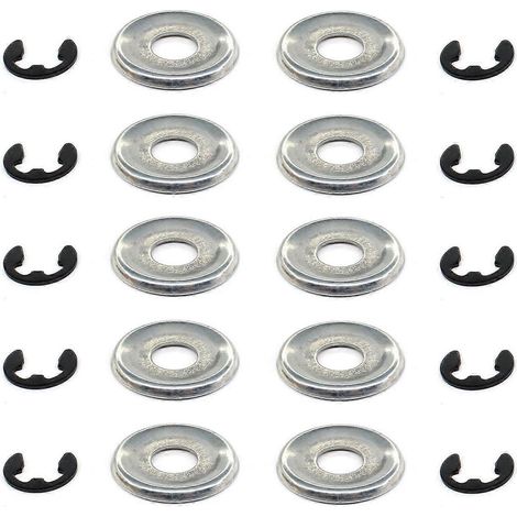 "10x Rondelles d'embrayage à clip E pour tronçonneuse Stihl MS260 MS290 MS440 MS460 MS660 MS180 017 MS170 MS250 MS230 021 MS210" (1/5)
