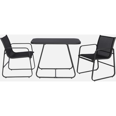 Tavolo da giardino in acciaio con sedute (1/5)