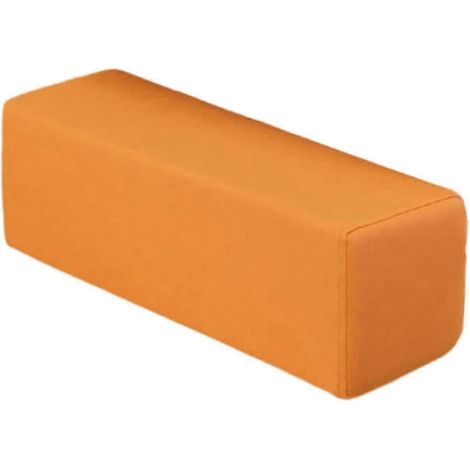Coussin repose-coude GC2026 avec taie d'oreiller amovible et lavable - Coussin confortable pour canapés, lits et salons, orange (1/5)
