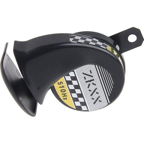 Klaxon électrique universel pour moto et voiture, coque noire, 12 V, 130 dB (1/4)